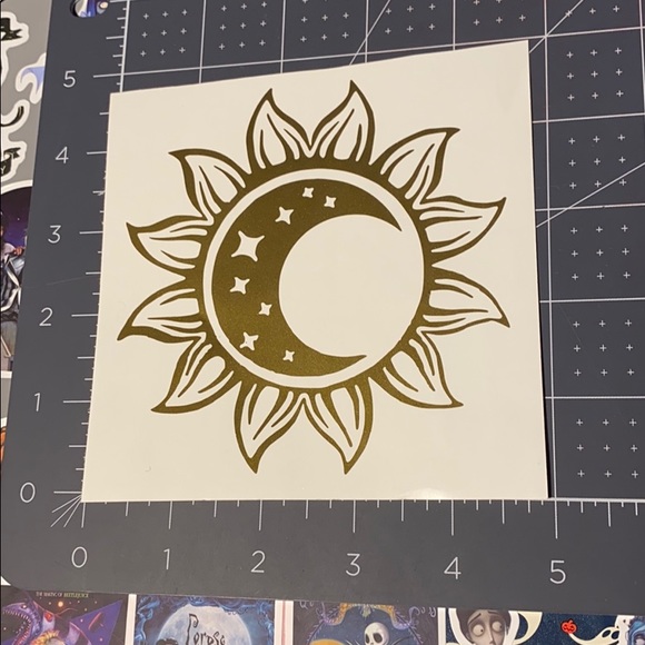 8/$15 Sun Moon Vinyl Decal - Picture 4 of 7